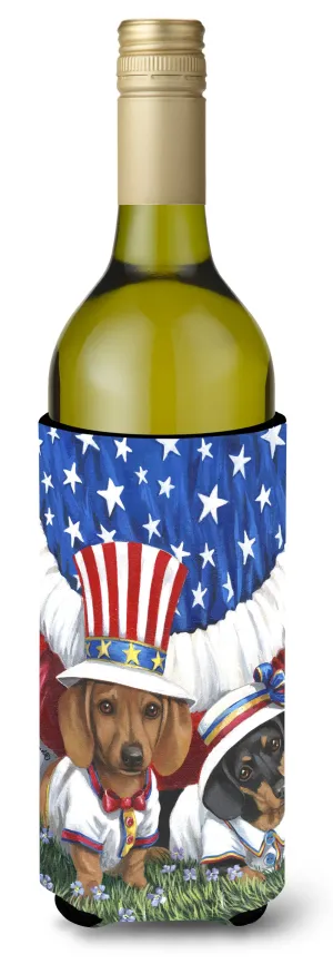 Dachshund USA Wine Bottle Hugger PPP3088LITERK