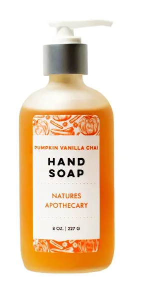 DAYSPA Body Basics Pumpkin Vanilla Chai Eco-Friendly Refillable Liquid Soap - Vegan, Sulfate-Free, Hypoallergenic, All-Natural, Plant-Derived, Made in USA, 64oz / Half Gallon Refill