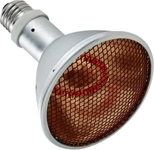 Deep Heat Projector Reptile Heat Lamp Bulb (DHP 100W, PAR30), Basking Light for Bearded Dragon & Leopard Gecko, Carbon Infrared Heater for Amphibian Pet