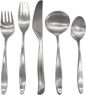 Design 2 / Design II 18/8 Stainless Steel 5pc. Place Setting
