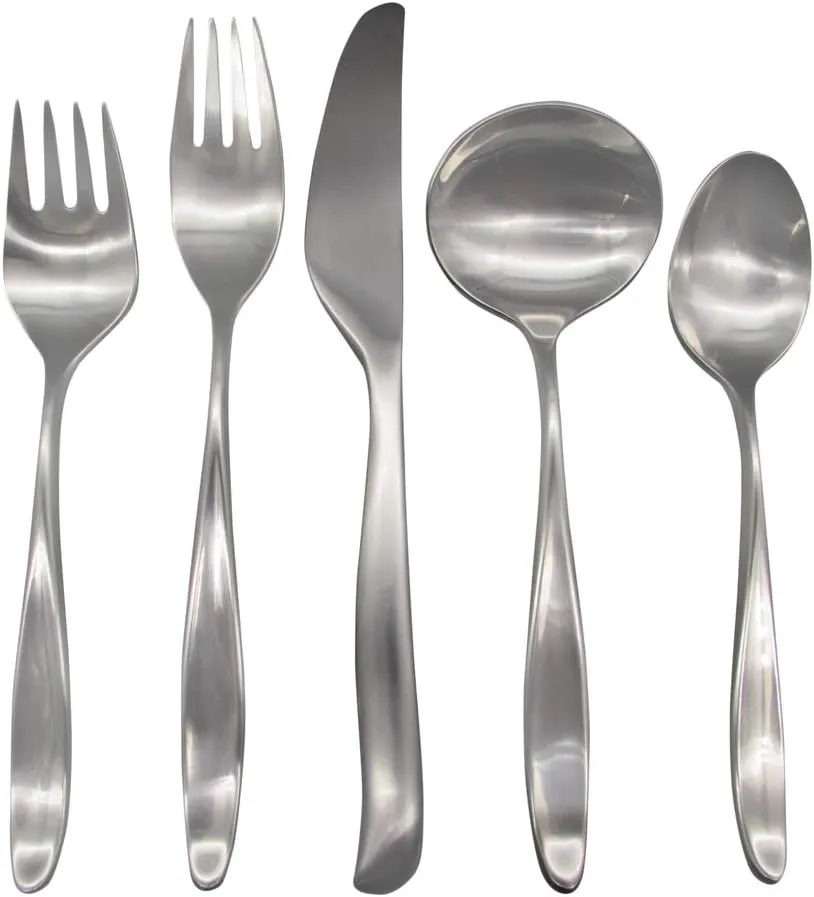 Design 2 / Design II 18/8 Stainless Steel 5pc. Place Setting