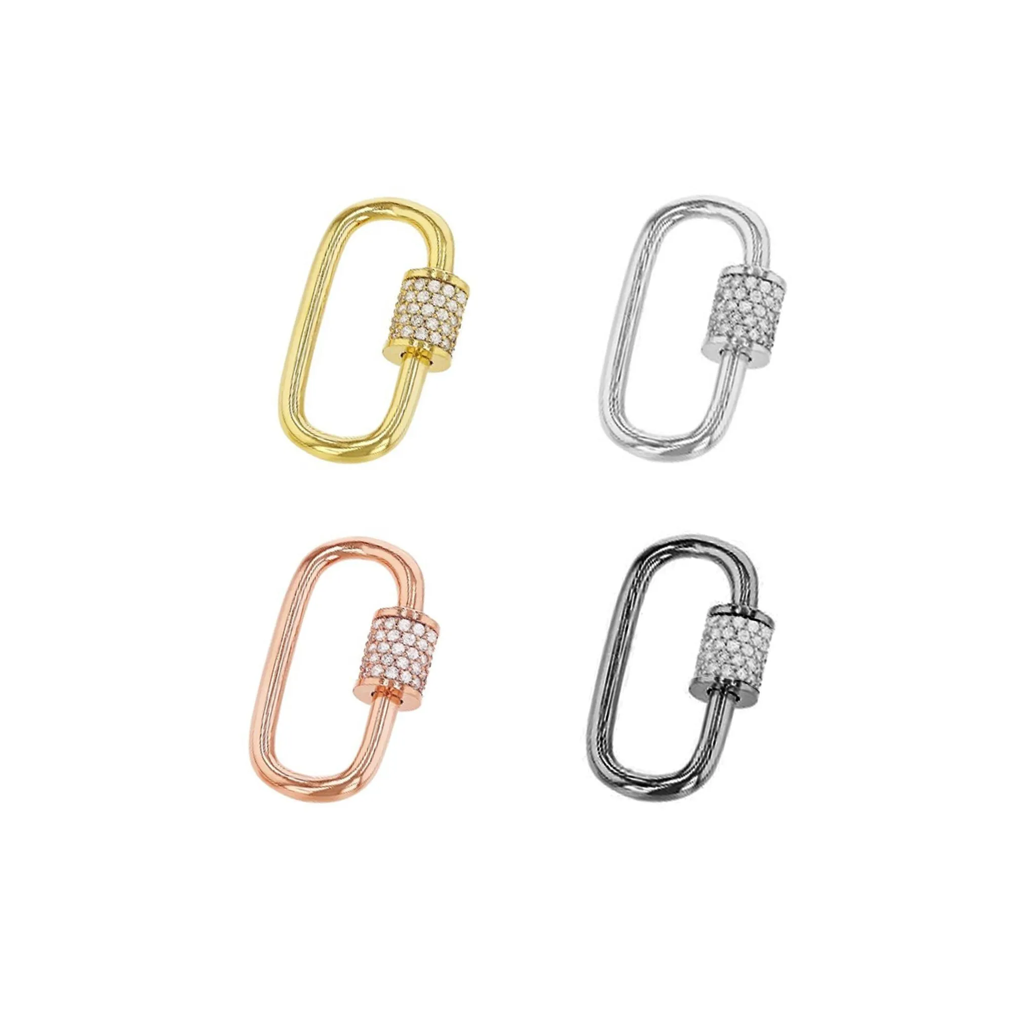 Diamond Carabiner Clasp ♦ DF