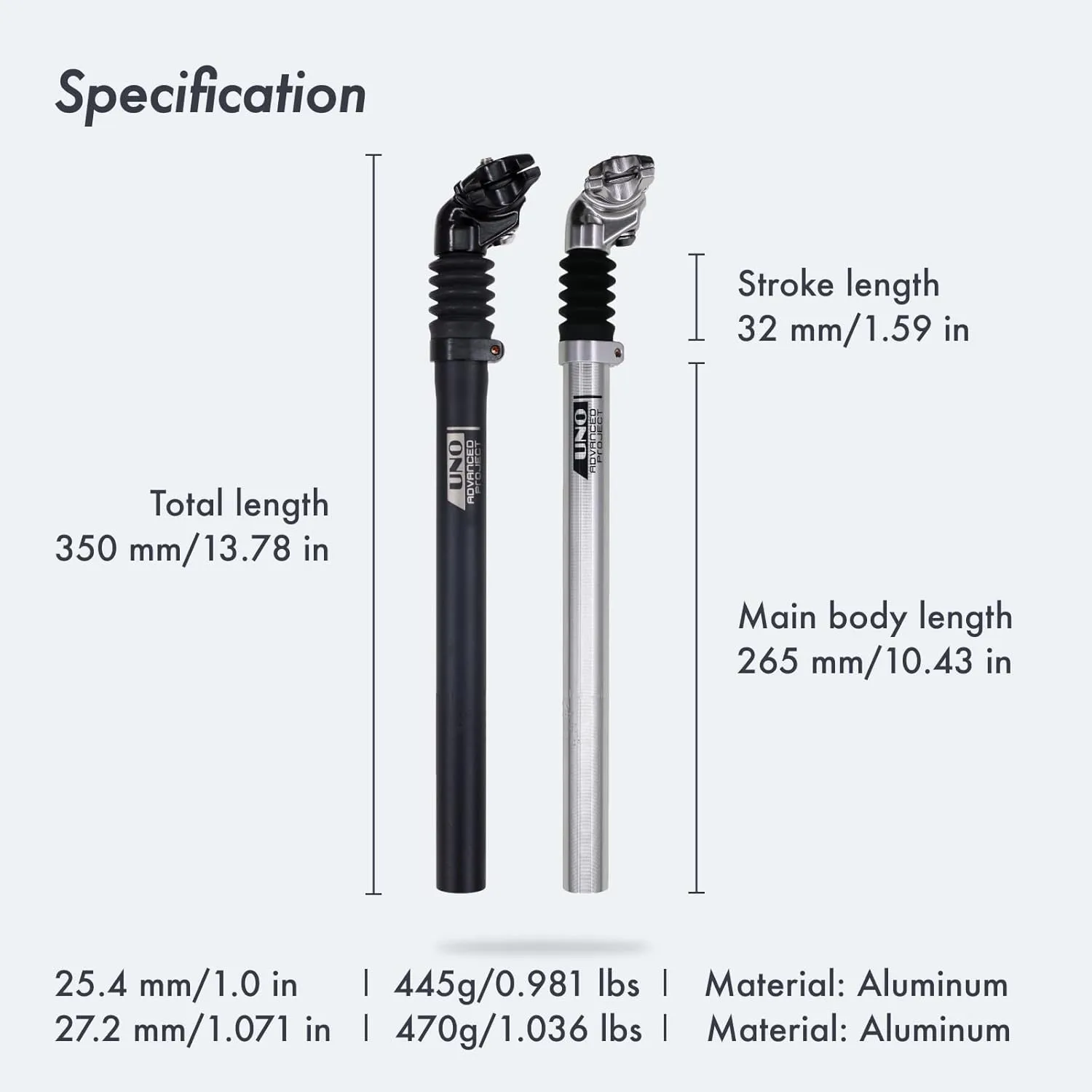 DJC Bike Suspension Seatpost Shock Absorber 25.4mm 27.2 28.6 30.4 30.9 31.6 Seat Post Ultralight Aluminum MTB Road Bike