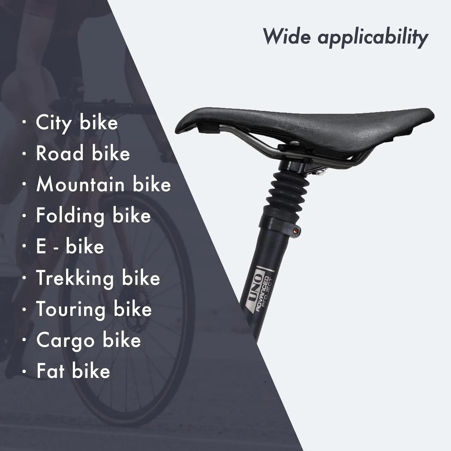 DJC Bike Suspension Seatpost Shock Absorber 25.4mm 27.2 28.6 30.4 30.9 31.6 Seat Post Ultralight Aluminum MTB Road Bike
