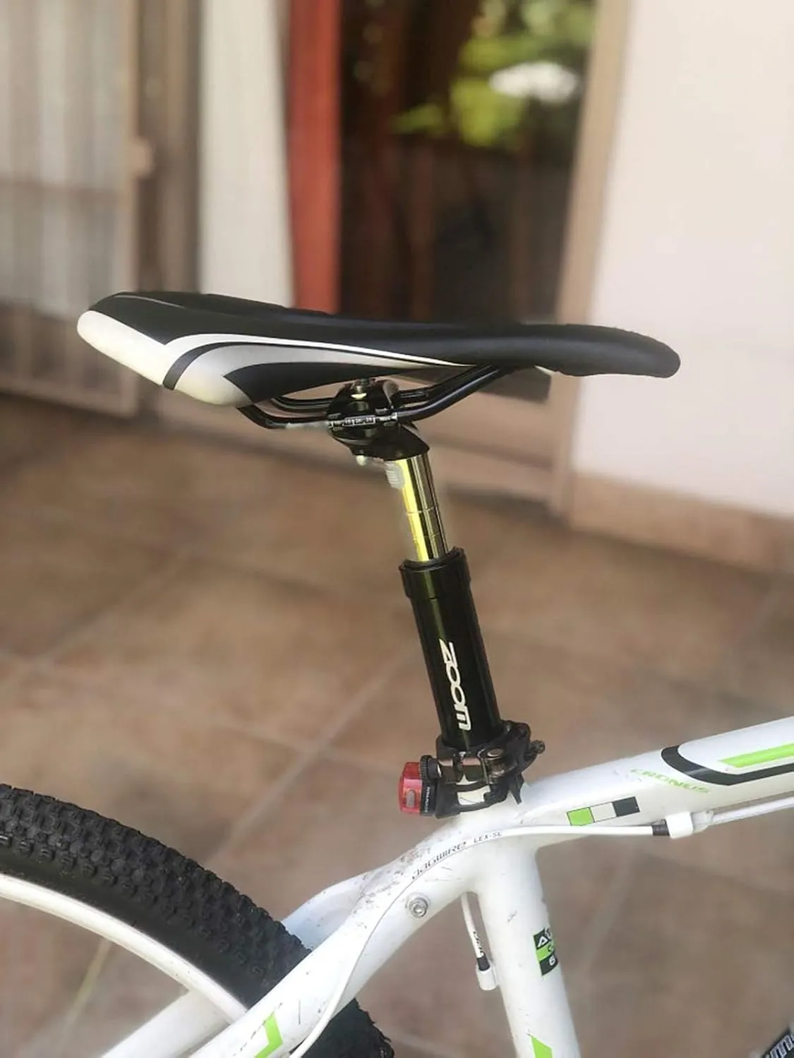 DJC Bike Suspension Seatpost Shock Absorber Damper Post 27.2 30.9 31.6 mm, Lightweight Aluminum Body