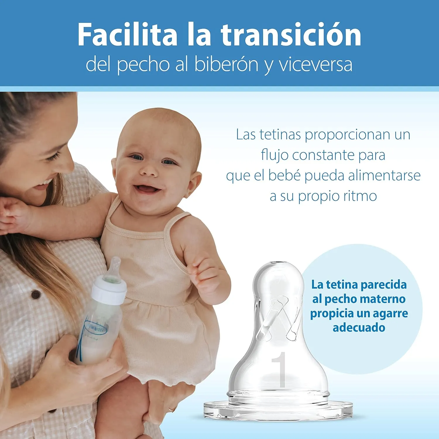 Dr. Brown's Natural Flow Anti-Colic Options  Narrow Baby Bottle Gift Set with Advantage Pacifier, and Bottle Travel Caps