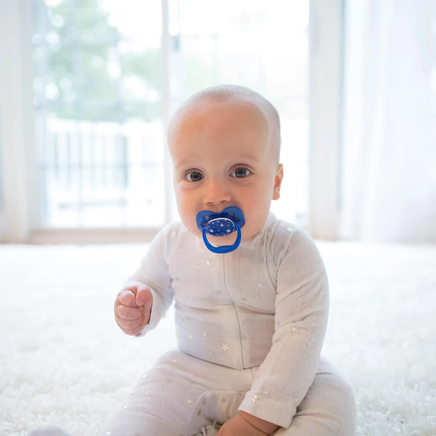 Dr. Brown's Natural Flow Anti-Colic Options  Narrow Baby Bottle Gift Set with Advantage Pacifier, and Bottle Travel Caps
