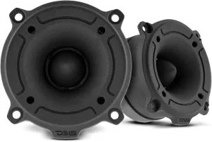 DS18 PRO-TW120B Super Tweeter in Black - 3" Aluminum Frame and Diaphragm, 240W Max, 120W RMS, 4 Ohms, Built in Crossover - PRO Tweeters are The Best in The Pro Audio and Voceteo Market (Pair)