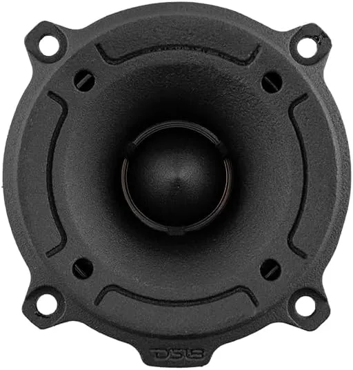DS18 PRO-TW120B Super Tweeter in Black - 3" Aluminum Frame and Diaphragm, 240W Max, 120W RMS, 4 Ohms, Built in Crossover - PRO Tweeters are The Best in The Pro Audio and Voceteo Market (Pair)