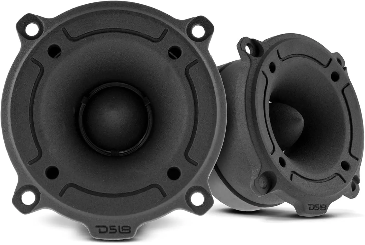 DS18 PRO-TW120B Super Tweeter in Black - 3" Aluminum Frame and Diaphragm, 240W Max, 120W RMS, 4 Ohms, Built in Crossover - PRO Tweeters are The Best in The Pro Audio and Voceteo Market (Pair)