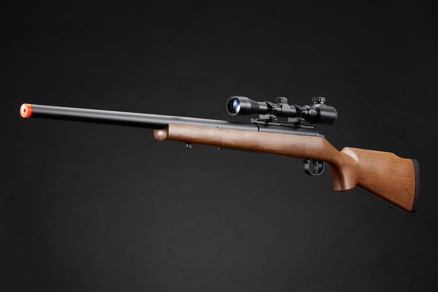 Durable Aluminum Steel Airsoft Sniper Rifle M61 with Scope-Bolt Action Powerful Spring Airsoft Gun, Extreme Power Accurate Sniping with .20g 6mm BBS Ammo