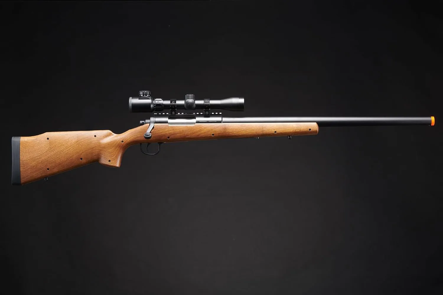 Durable Aluminum Steel Airsoft Sniper Rifle M61 with Scope-Bolt Action Powerful Spring Airsoft Gun, Extreme Power Accurate Sniping with .20g 6mm BBS Ammo
