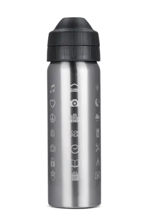 Ecococoon insulated stainless steel water bottle - 600ml Bottle Icon Speak