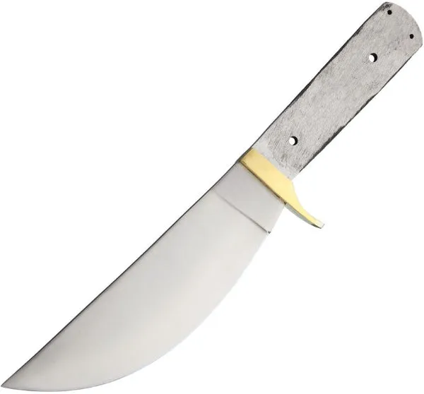 Economy - 10 1/2" Cpt Blackbeard Stainless Steel Skinner Blade W/Brass Guard