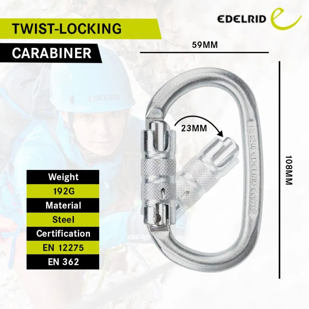 EDELRID STEEL OVAL TWIST