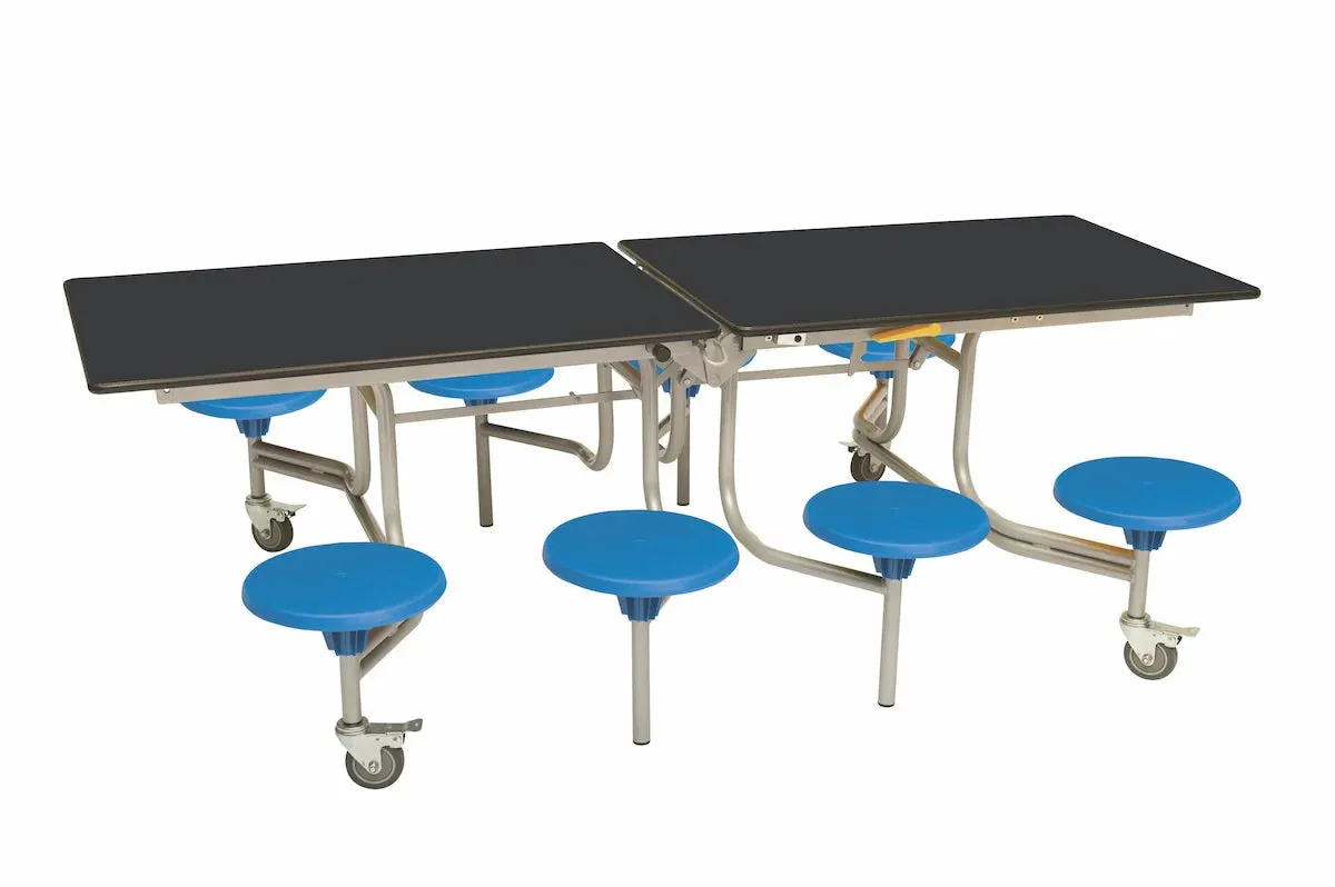Eight Seat Rectangular Mobile Folding Table - Suitable for age group 7 – 11 years