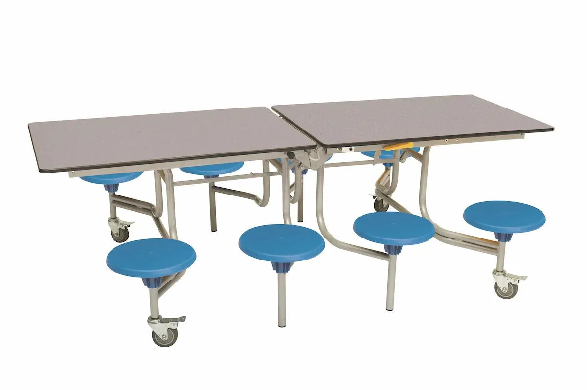 Eight Seat Rectangular Mobile Folding Table - Suitable for age group 7 – 11 years