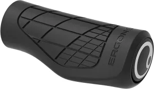 Ergon - GA3 Ergonomic Lock-on Bicycle Handlebar Grips | Standard or Single Twist Shift Compatible | for Mountain Bikes | 3 Sizes | 8 Color Options