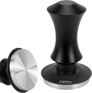 Espresso Tamper 58.5mm, Spring Loaded Coffee Tamper for La Marzocco, Flair 58, Gaggia, Breville 9 Series, and All E61 Group Machines, 304 Stainless Steel Ripple Base, Espresso Accessories