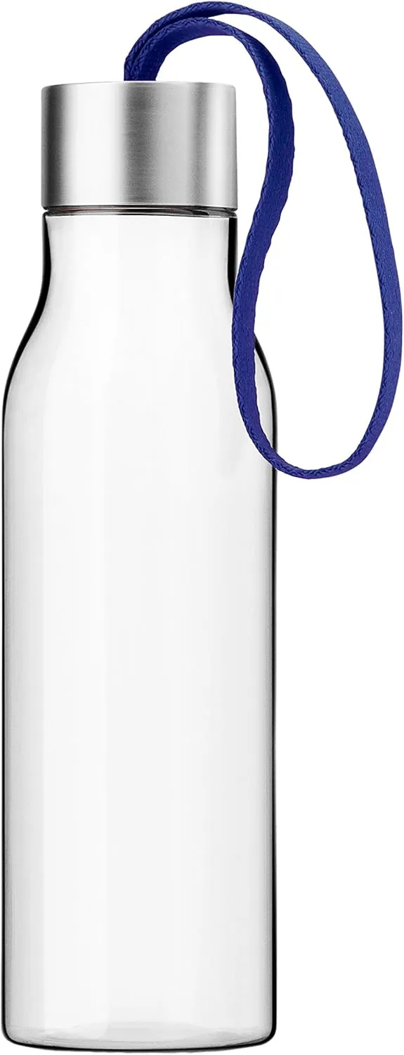 Eva Solo, 5706631065528, 502989, bottle with carrying strap, 0.5 L, plastic, electric blue, 28 x 10 x 10 cm