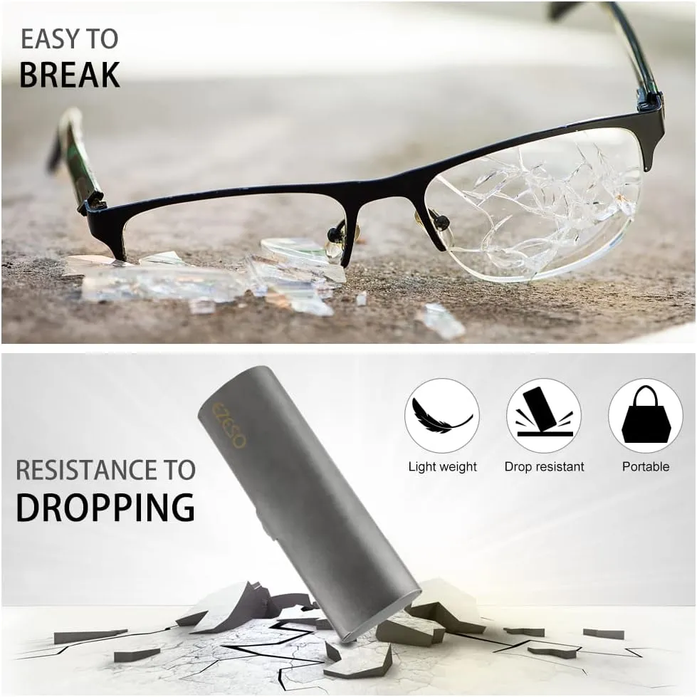 Eyeglass Case for Men Glasses Case Aluminum Light Nearsighted Spectacle Case Box