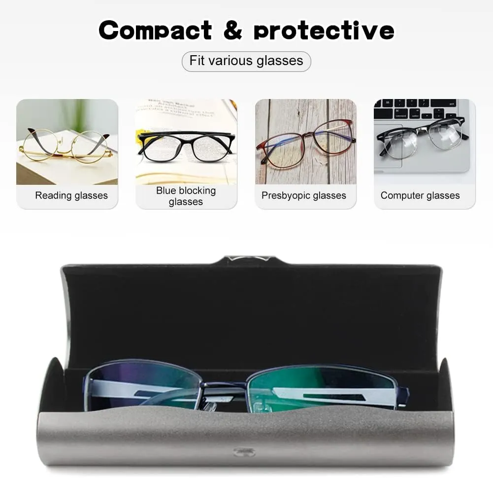 Eyeglass Case for Men Glasses Case Aluminum Light Nearsighted Spectacle Case Box