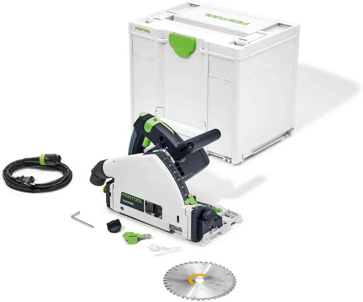 Festool 576708 Plunge-Cut Circular Track Saw TS 55 FEQ-F-Plus