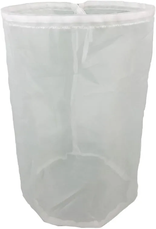 Filter Bag, Wrewing Food Grade 100 Mesh Straining Bag Large Strainer for Hops Grains Home Brewing Fermenting Accessory (40x45cm)