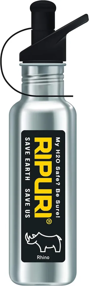 Filter bottle Classic 27oz Rhino stainless steel Camping Hiking Backpacking Outdoor Emergency