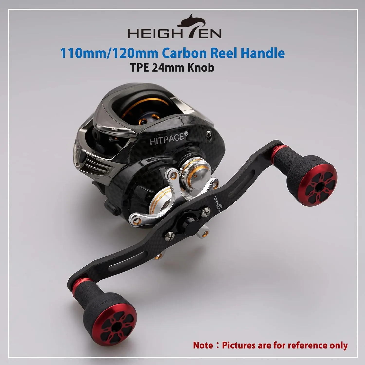 Fishing Reel Handle for Shiman0 Daiwa Abu Garcia Penn Kaking Lew's Baitcasting Reel Power Handle Crank Accessory