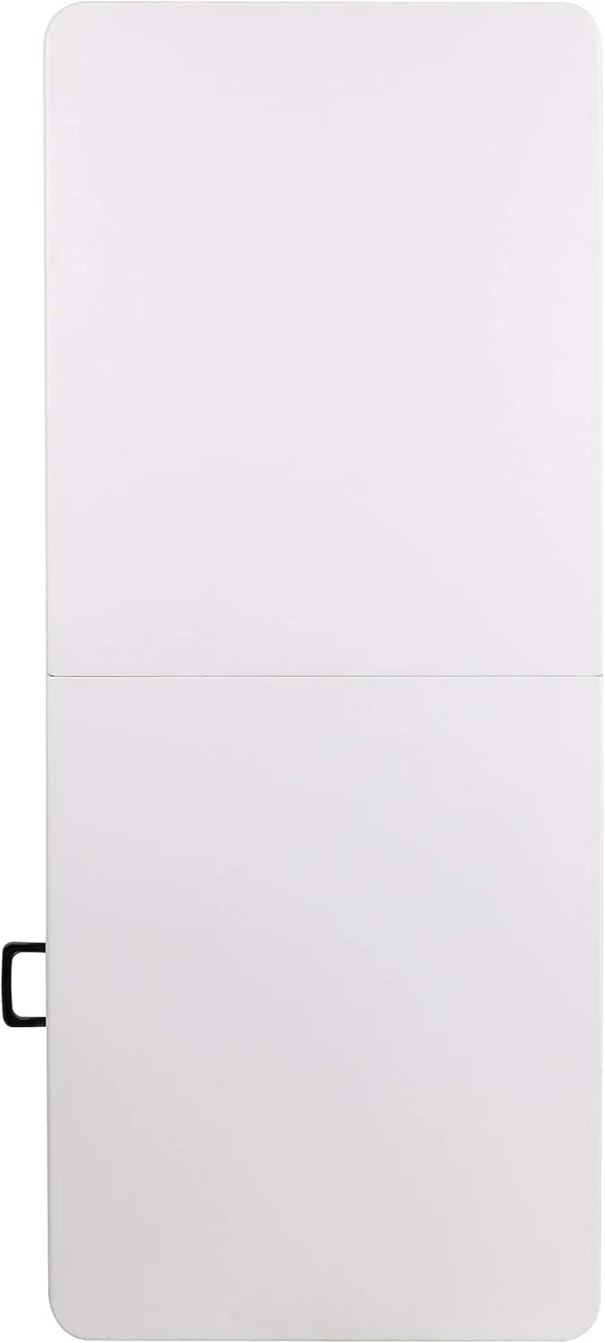 Flash Furniture Elon 6' Rectangular Plastic Folding Event Table, Portable Banquet Table for Indoor/Outdoor Events, White