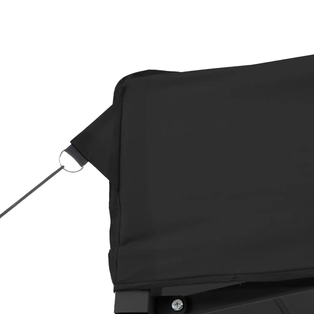 Foldable Party Tent Pop-Up Black 292x292x315 cm