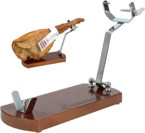 Folding Ham Stand Jamonprive with Non-slip Pads - The Original Ham Holder for Spanish Hams and Italian Prosciutto