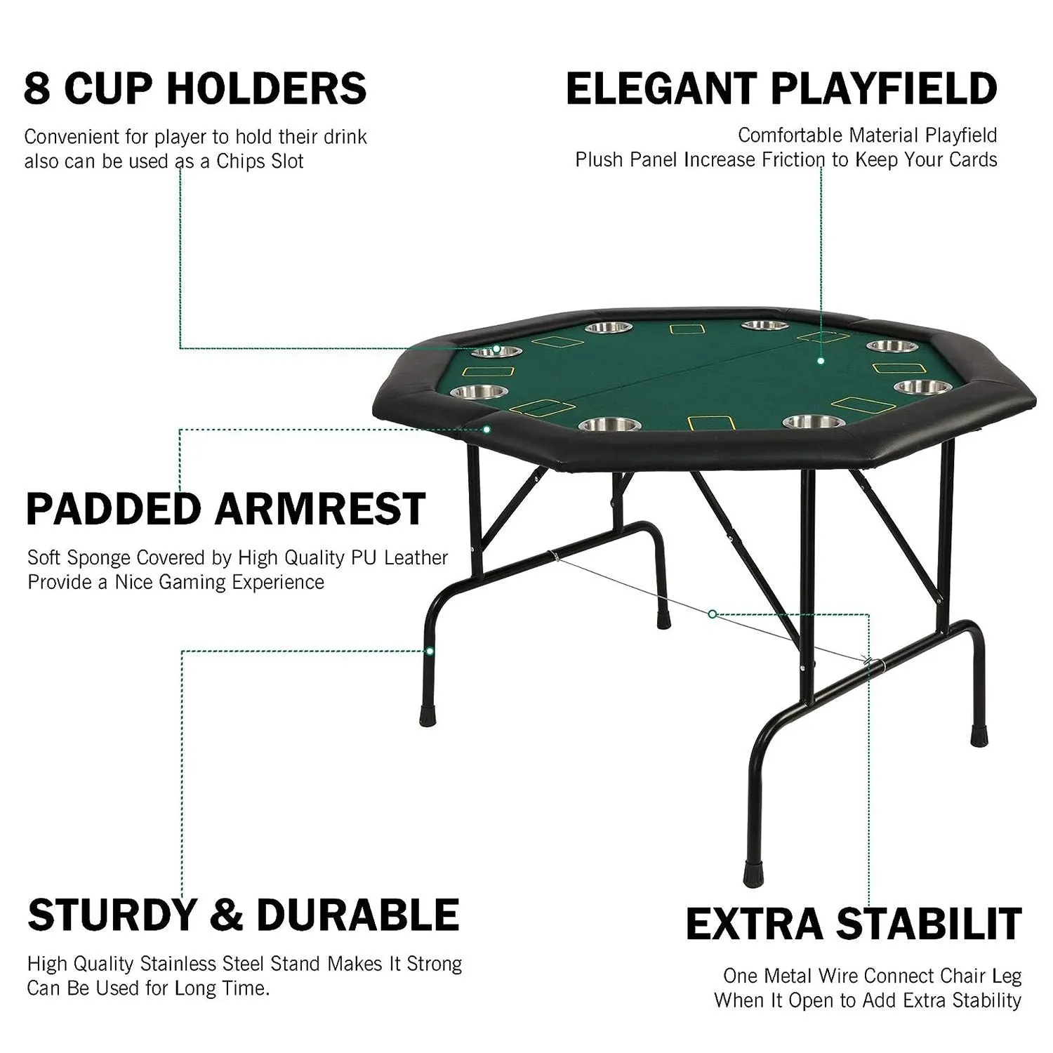 Folding Poker Table
