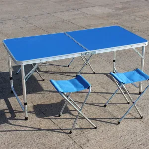 Folding table 4 Aluminum chairs