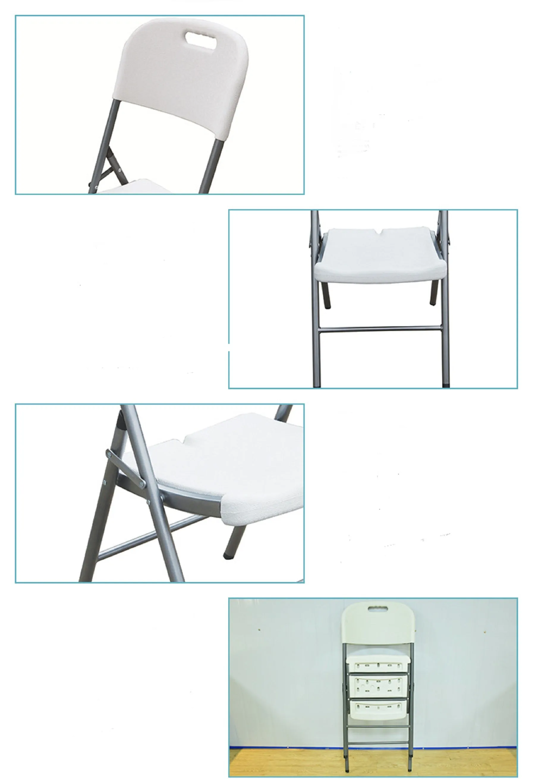 Folding table Folding 6 chairs
