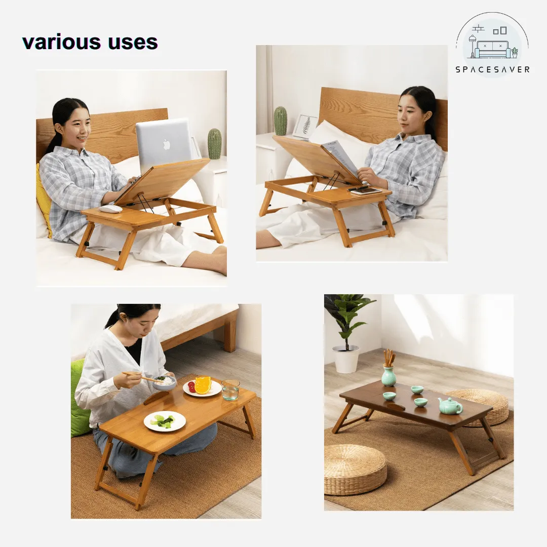Folding Table for the Bed in the Dormitory/Folding Study Desk for Home Computers/Multi - functional Folding Table for Beds in Dormitories and Homes