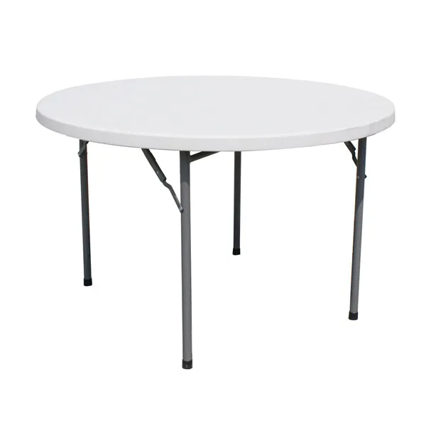 FOLDING TABLE SOLID ROUND 48 INCHES / 1200MM