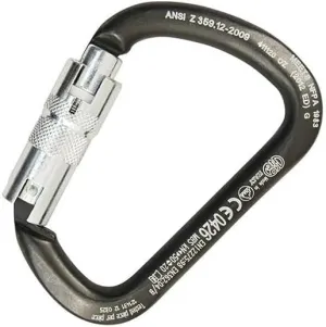 for X-Large Carbon Steel Carabiner with Twist Lock Sleeve 50kN (16909)