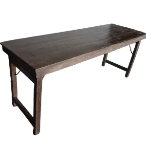 FUR360 Wooden Folding Table