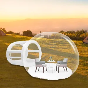 Garden Dome Igloo Bubble Tent - 118.11 Inch With PVC Cover, Holds 3 to 5 People, Weatherproof