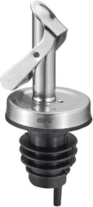 Gefu 12261 SEESAW, Bottle Pourer with Flap, for Oil and Vinegar, Scoop for Bottles, Stoppers, Oil Pourer