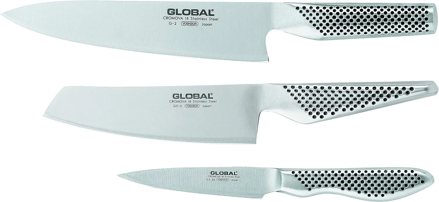 Global G-2538-3 Pc Knife Set