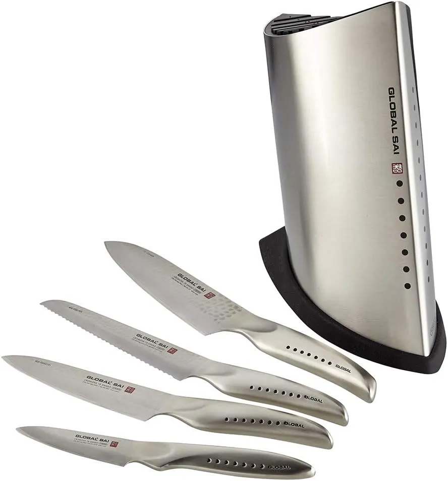 Global Sai SAI-5001-5 Pc. Knife Block Set