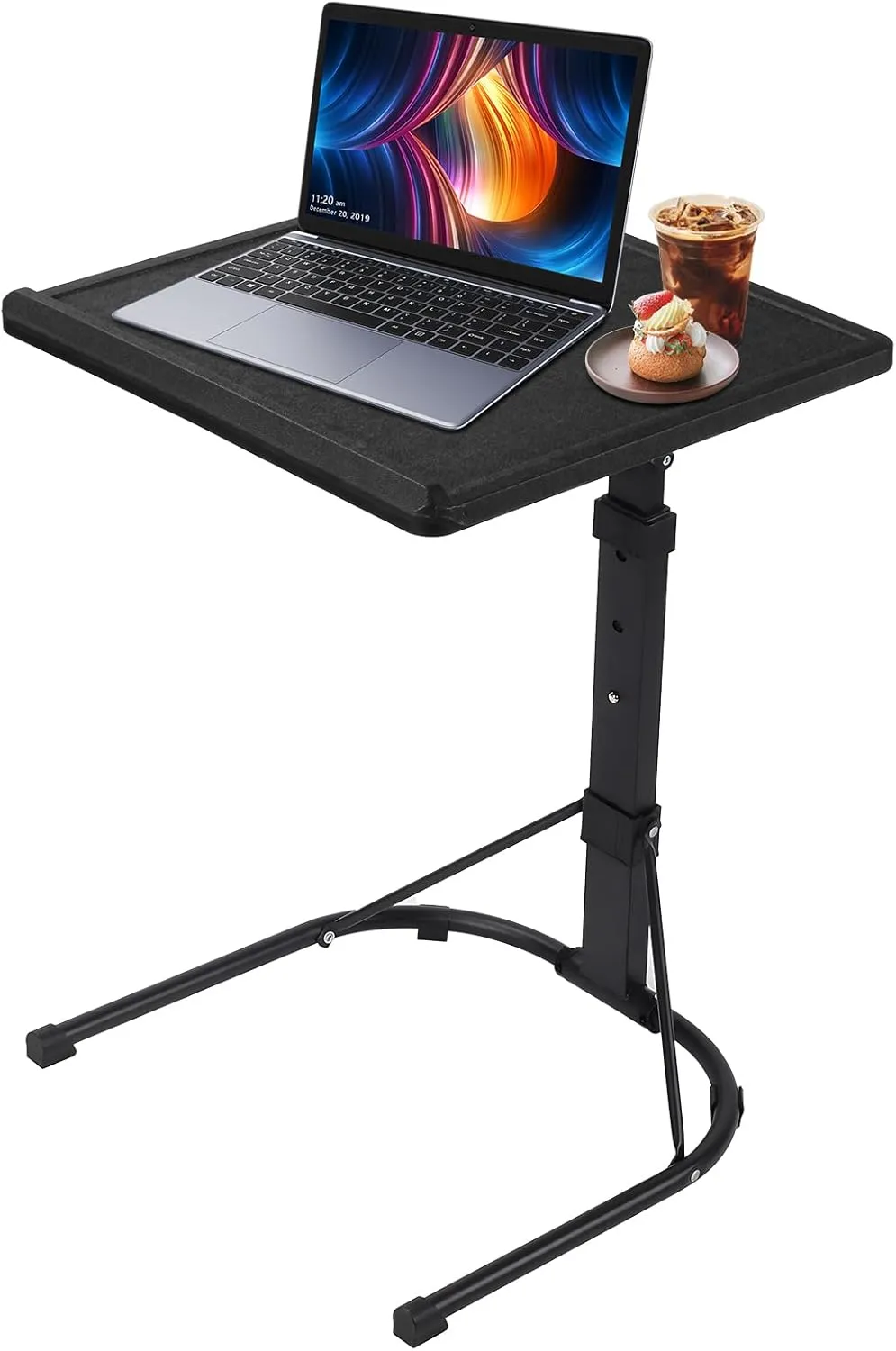 Gocamptoo Folding TV Tray Table, Multi-Functional Personal Activity Table,Adjustable Height TV Dinner Table, Foldable Tray Table for Dining and Laptops,Space Saving