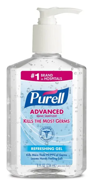 Gojo Purell Instant Hand Sanitizer Pump Dispenser Bottle