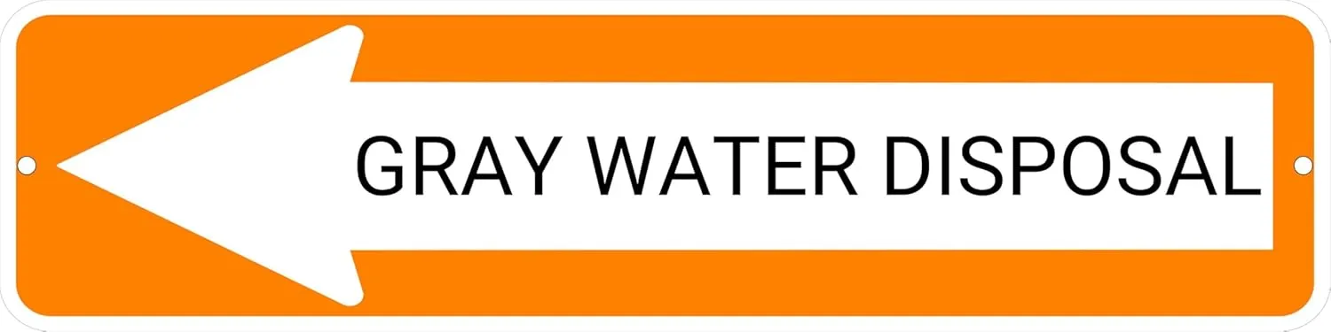 Grasslands View Directional Sign – Orqane Left Arrow – 24" x 6" Aluminum Composite – Weather-Resistant Outdoor Signage for Parks, Trails, Scenic Overlooks & Nature Reserves