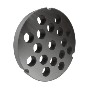 Grinder Plate for #32 Grinders, Hobart and Biro, with 1/2" Holes Great for Course Chili Product
