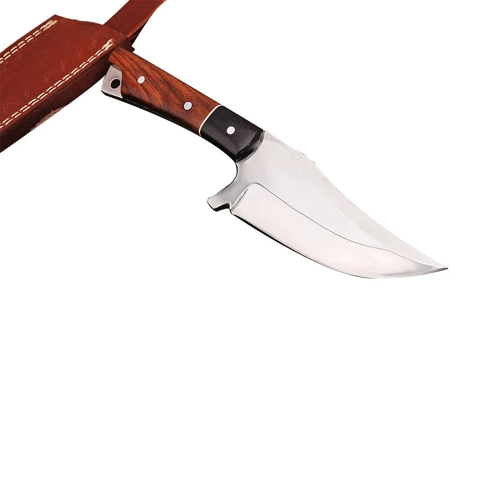 Handmade Camping Knife D2 Stainless Steel Professional Skinning Knife AMK019