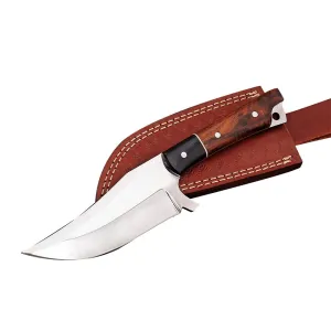 Handmade Camping Knife D2 Stainless Steel Professional Skinning Knife AMK019